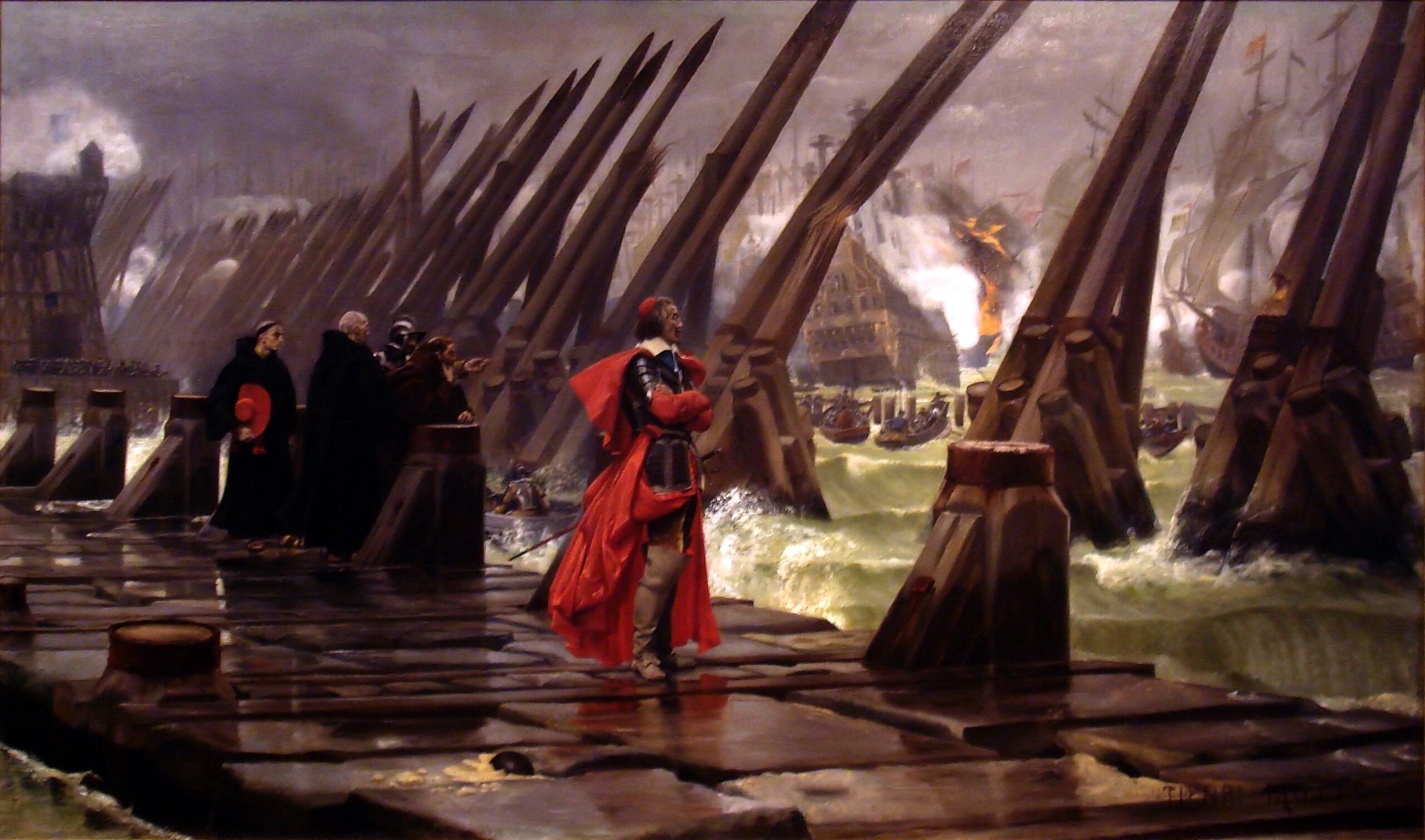 Siege de La Rochelle Marine le pen