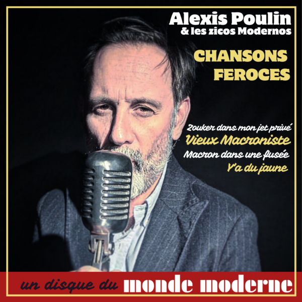 Pochette du disque chasons Féroces d'Alexis Poulin