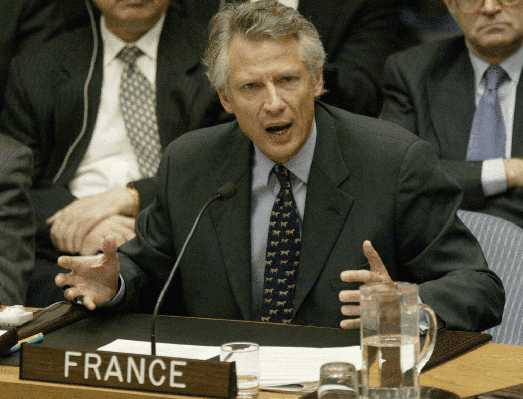 Discours de Dominique de Villepin à l'ONU le 14 février 2003.