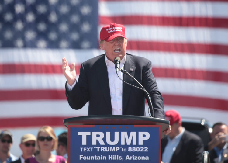 La grande réaction, Donald Trump par Gage Skidmore