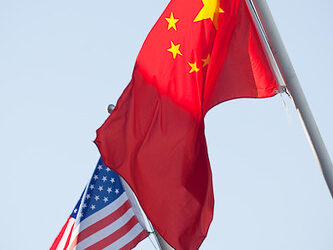 China & USA Flag