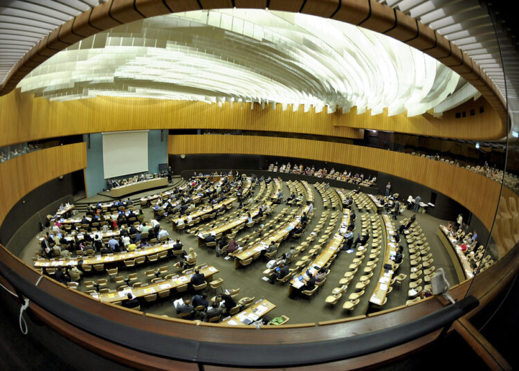Inside ECOSOC at the UN's Headquarters in Geneva
